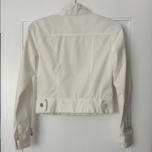 💫 Flash Sale💫White Moto Jacket - Picture 8 of 12